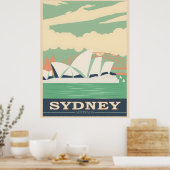 Sydney vintage poster (Keuken)