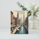 Sydney vintage poster briefkaart (Staand voorkant)