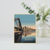 Sydney vintage poster briefkaart (Staand voorkant)