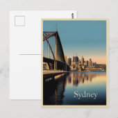 Sydney vintage poster briefkaart (Voorkant / Achterkant)