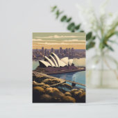 Sydney vintage poster briefkaart (Staand voorkant)