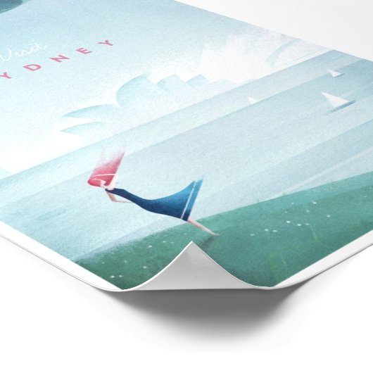 Sydney Vintage Travel Poster (Hoek)