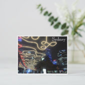 sydney-vitale lichtlijnen briefkaart (Staand voorkant)