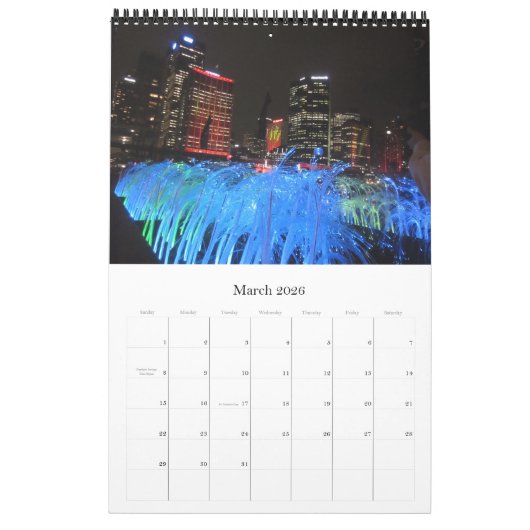 sydney vivid kalender (Mar 2026)