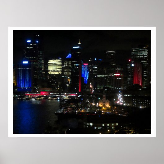 sydney vivid lichten poster (Voorkant)
