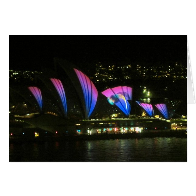 sydney vivid opera lila (Voorkant Horizontaal)