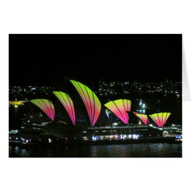 sydney vivid opera oranje (Voorkant Horizontaal)