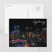 sydney vivid red briefkaart (Voorkant / Achterkant)