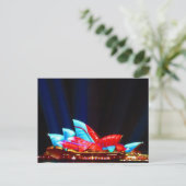 Sydney Vivid Sails Briefkaart (Staand voorkant)