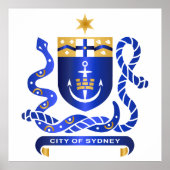 Sydney-wapen Poster (Voorkant)