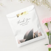Sydney Wedding Favor Opera House Dank u Foto Bedankzakje (Gezegeld)