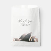Sydney Wedding Favor Opera House Dank u Foto Bedankzakje (Voorkant)