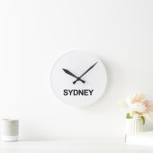 SYDNEY WORLDWIDE TIMEZONE CLOCK SET RONDE KLOK (Huis)