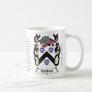 Sykes, de oorsprong, de betekenis en de crest koffiemok