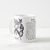 Sykes Family Coat of Arms Mok (Voorkant links)