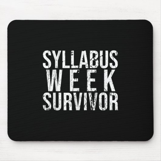 Syllabus Week Survivor College Freshman Herfst Sem Muismat (Voorkant)