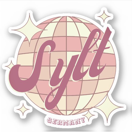 Sylt Deutschland Sticker Deko (Voorkant)