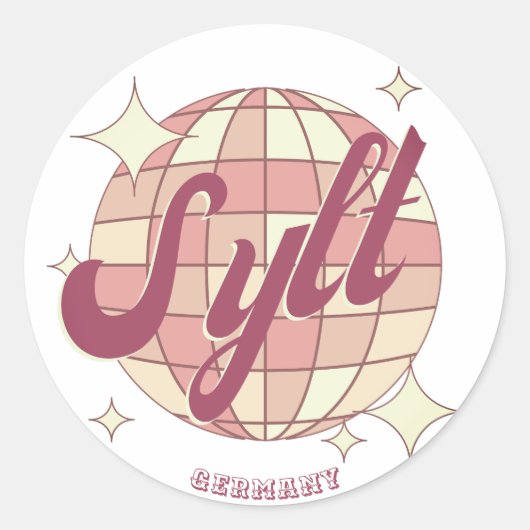 Sylt Deutschland Sticker Deko (Voorkant)