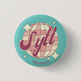 Sylt Deutschland Urlaub Souvenir pin Ronde Button 3,2 Cm