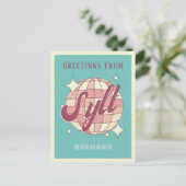 Sylt Duitsland Nordsee reizen retro Briefkaart (Staand voorkant)