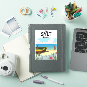 Sylt Duitsland reisposter Sticker