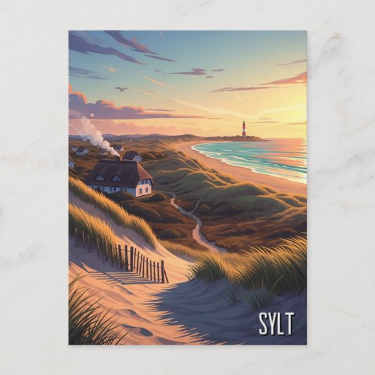 Sylt Duitsland Reizen Briefkaart (Voorkant)