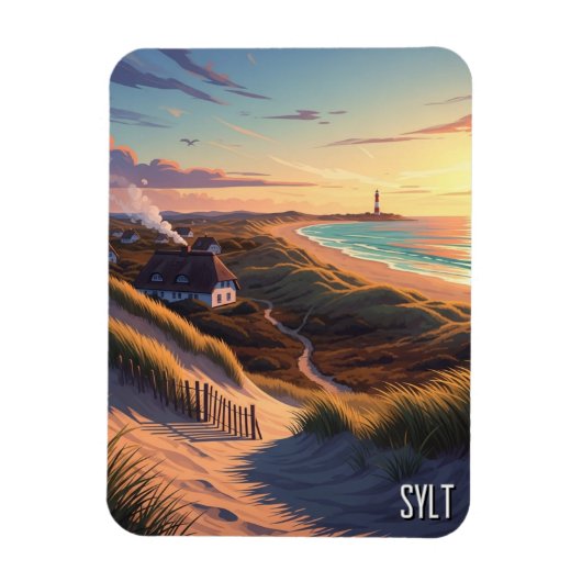 Sylt Duitsland Reizen Magneet (Verticaal)