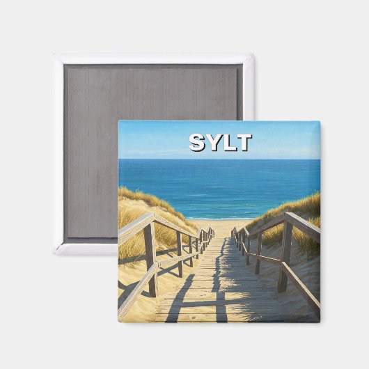 Sylt Duitsland Reizen Magneet (Voorkant / Achterkant)