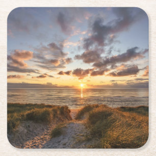 Sylt Island Duitsland Kartonnen Onderzetters