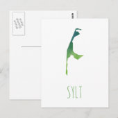Sylt Map Briefkaart (Voorkant / Achterkant)