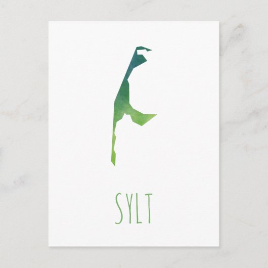 Sylt Map Briefkaart (Voorkant)