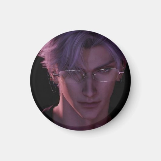 Sylus Love en Deep Space Anime Magnet (Voorkant)