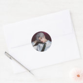 Sylus na het werk, liefde en Deepspace Geïnspireer Ronde Sticker (Envelop)