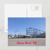 Sylvan Beach NY Briefkaart (Voorkant / Achterkant)