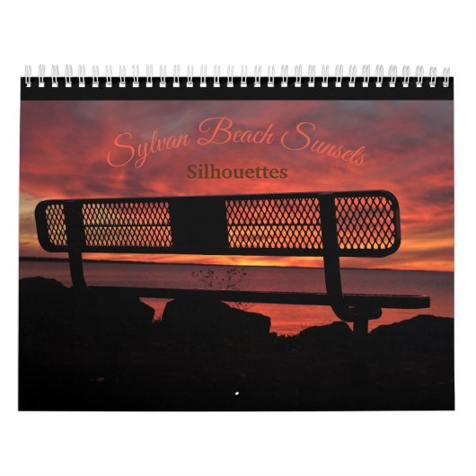 Sylvan Beach Silhouetten Kalender (Hoes)