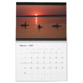 Sylvan Beach Silhouetten Kalender (Feb 2027)