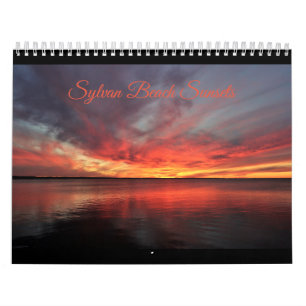 Sylvan Beach Zonsondergang Kalender