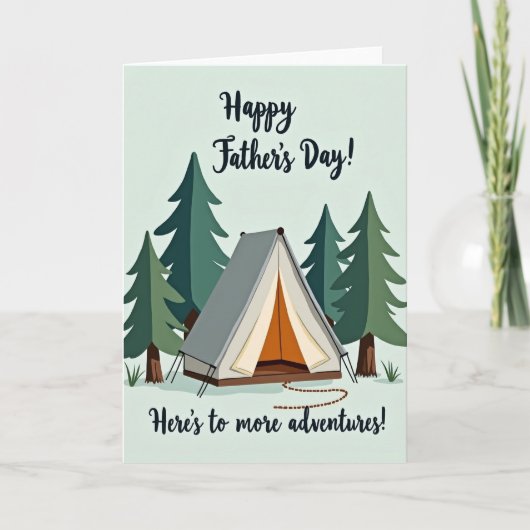 Sylvan Fathers Day Scènekaart Kaart (Voorkant)