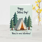 Sylvan Fathers Day Scènekaart Kaart (Gele Bloem)