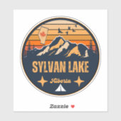 Sylvan Lake, Alberta Sticker (Vel)