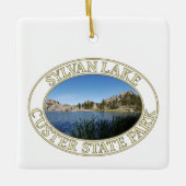 Sylvan Lake, Custer State Park, Black Hills, SD Keramisch Ornament (Voorkant)