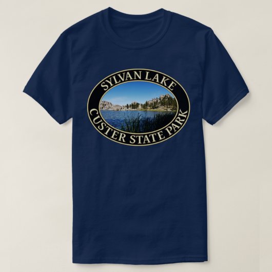 Sylvan Lake in Custer State Park in Custer South D T-shirt (Design voorkant)