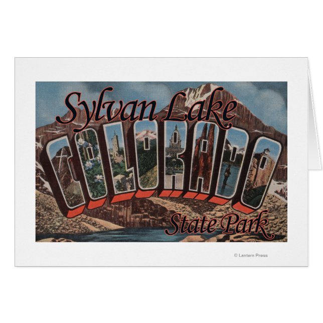 Sylvan Lake State Park, Colorado (Voorkant Horizontaal)