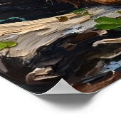 Sylvan Sanctuary: Bigfoot's zachte aanraking Poster (Hoek)