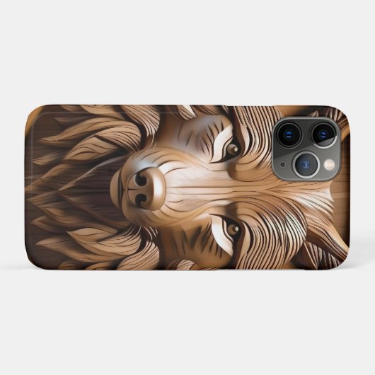 Sylvan Sentinel: De majestueuze wolfprint Case-Mate iPhone Case (Achterkant (horizontaal))