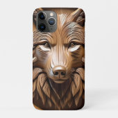 Sylvan Sentinel: De majestueuze wolfprint Case-Mate iPhone Case (Achterkant)
