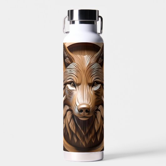 Sylvan Sentinel: De majestueuze wolfprint, Waterfles (Voorkant)