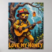 Sylvan Strums over het honingzoete refrein van Bee Poster (Voorkant)