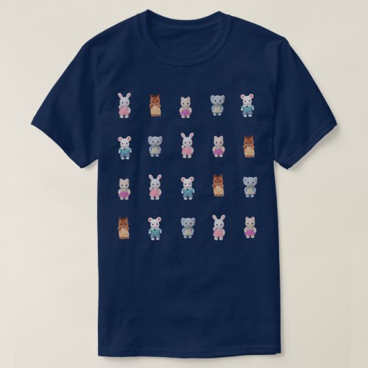Sylvaniaanse families babypatroon t-shirt (Design voorkant)