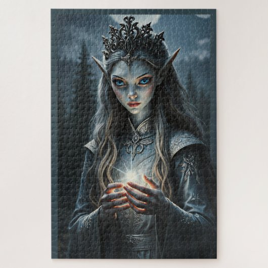 Sylvarae Nightwhisper Puzzel – Mystieke Elfen Tove (Verticaal)